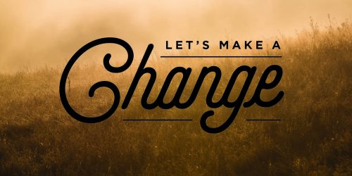 Let's make a change